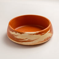 Bowl Beton Dekoratif Tabak, Kase-Çerezlik-Kadawanti-Kiremit-Krem-NowShopFun