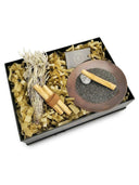 Box Antique Bakır Prana Tütsülük & 2 Li Palo Santo & Adaçayı Tütsü Seti