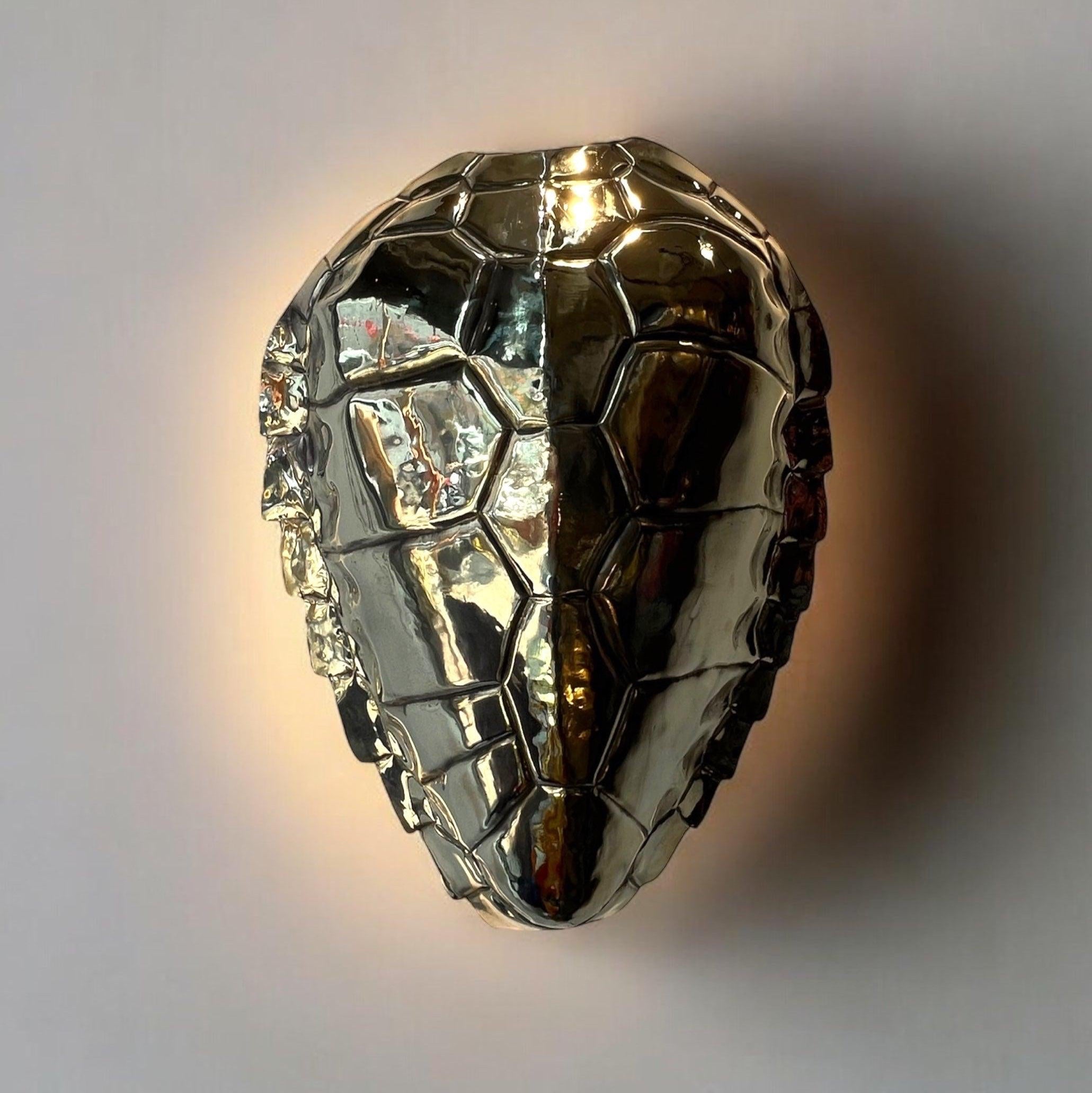 Brass Turtle Duvar Aydınlatması