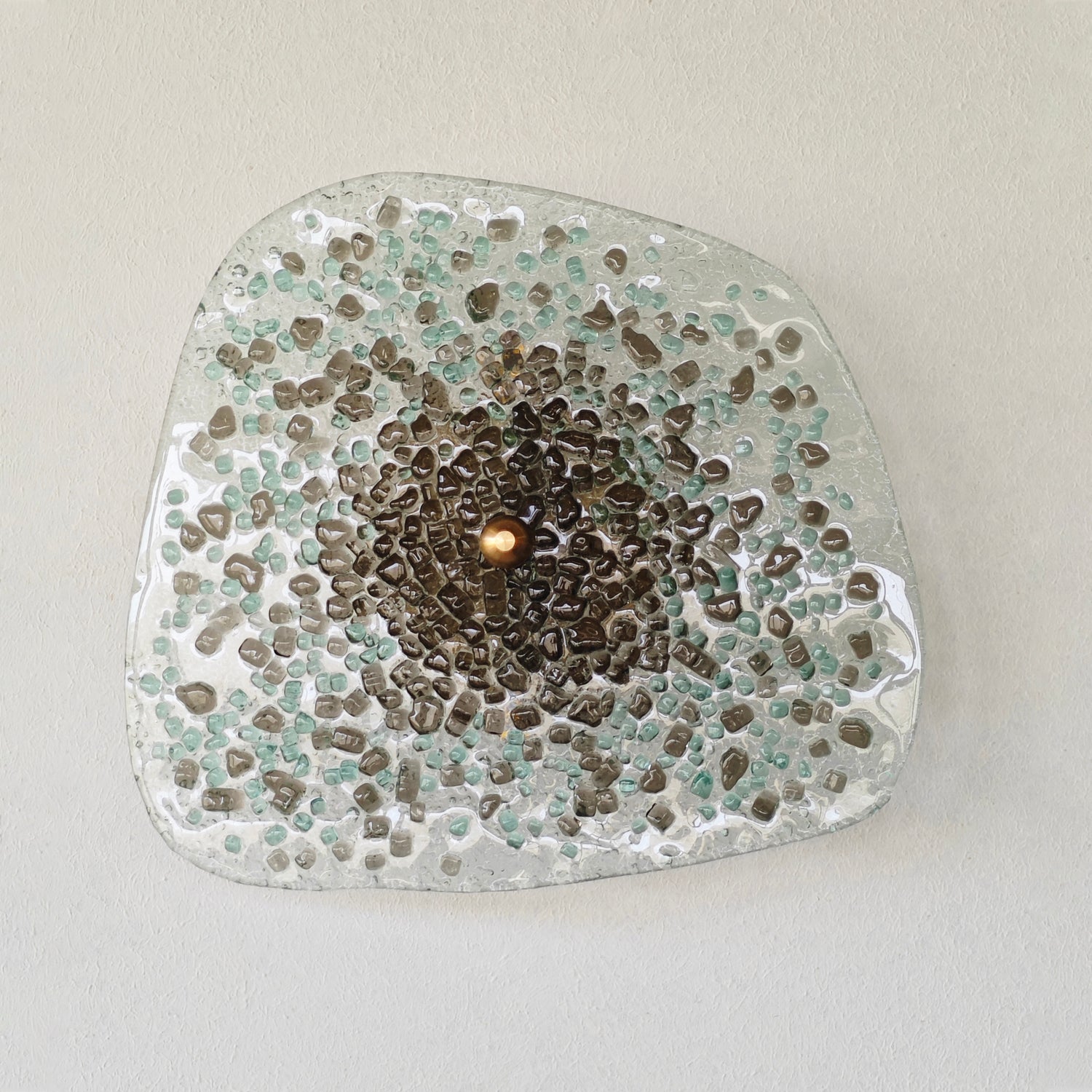 Brera 2 El Yapımı Cam Aplik Yeşil