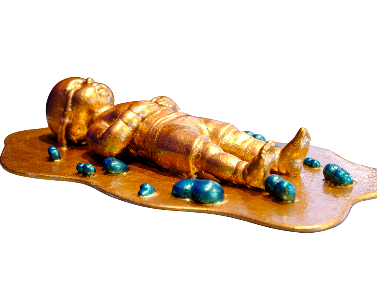 Bronz Ve Yeşil Heykel