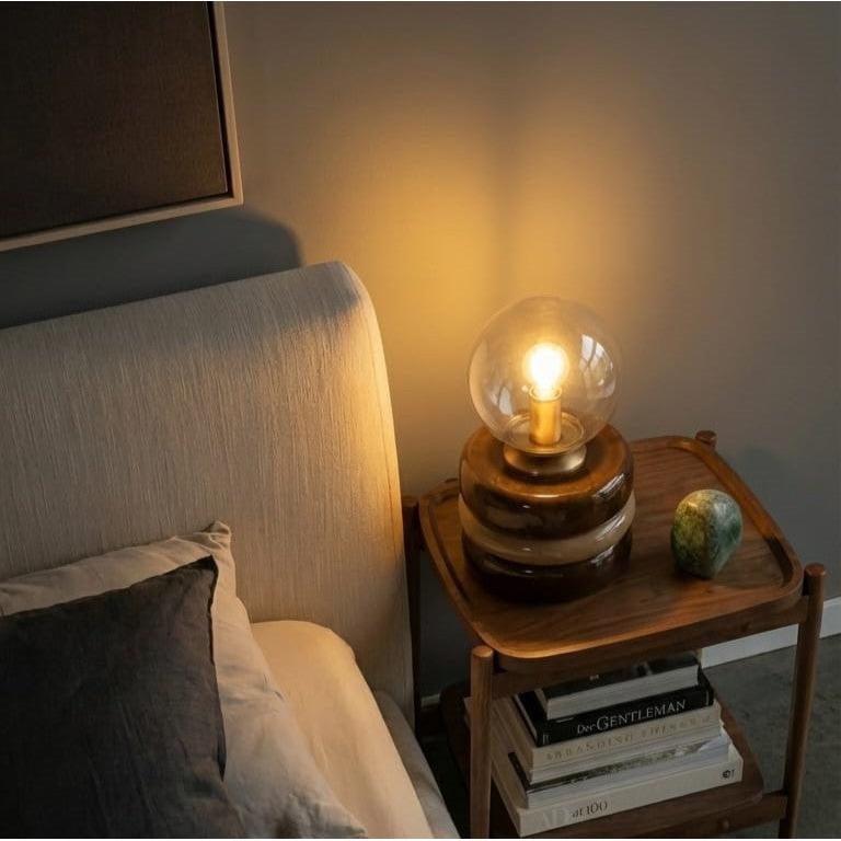 Brown & Olive Masa Lambası - Lumos Series