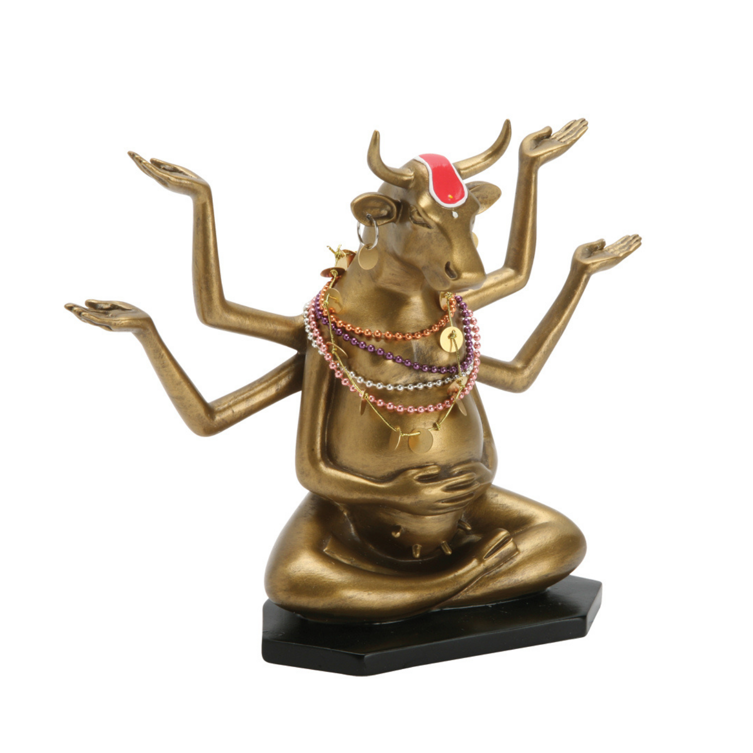 Buddha Cow - El Yapımı İnek Figürü