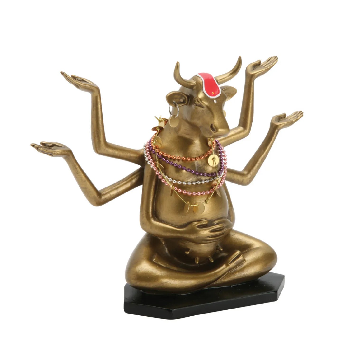 Buddha Cow - El Yapımı İnek Figürü