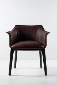 Bugatti Gerçek Deri Sandalye-Sandalye-livingstore-Bordo-NowShopFun