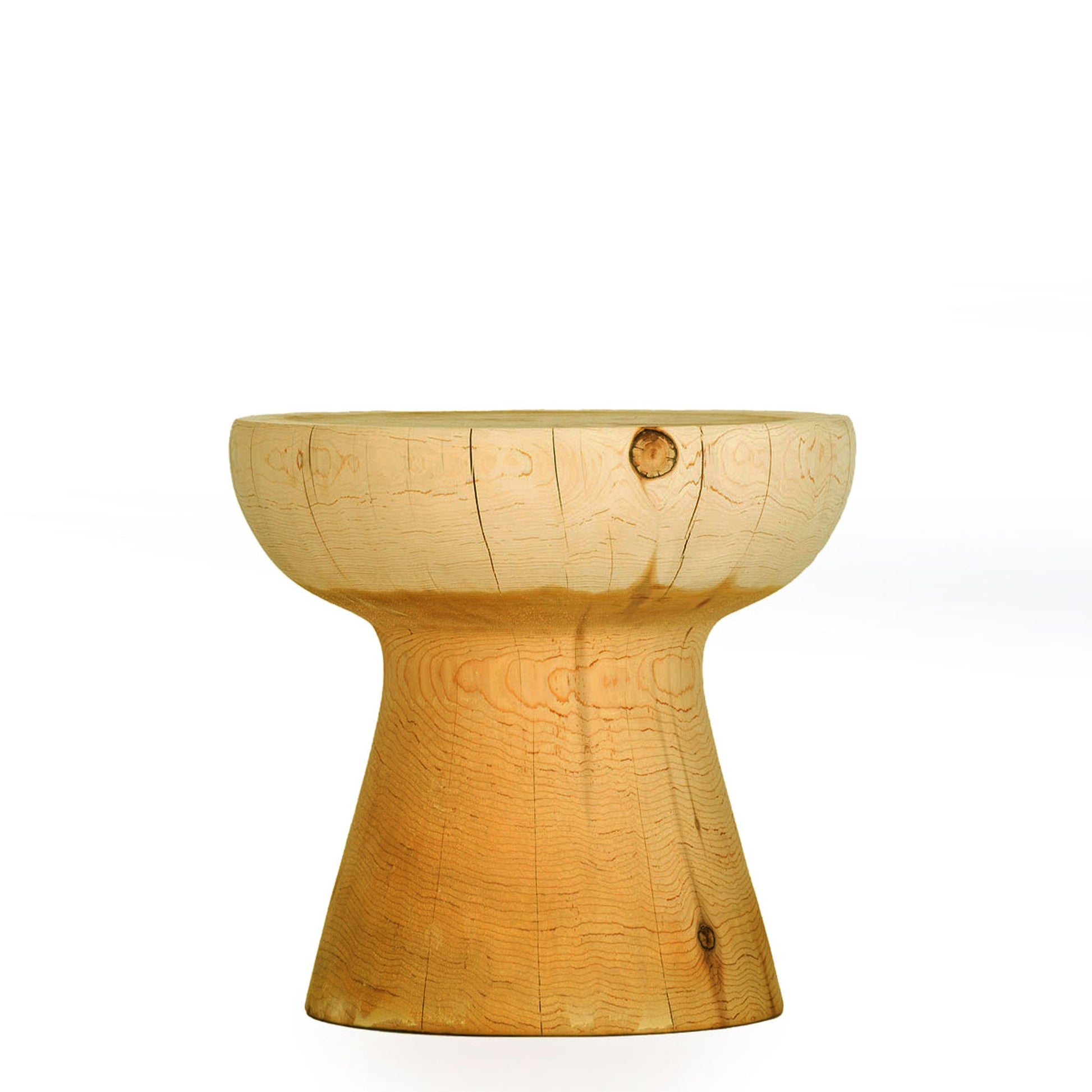 Buka Sehpa / Tabure Masif Sedir Blok Ağaç