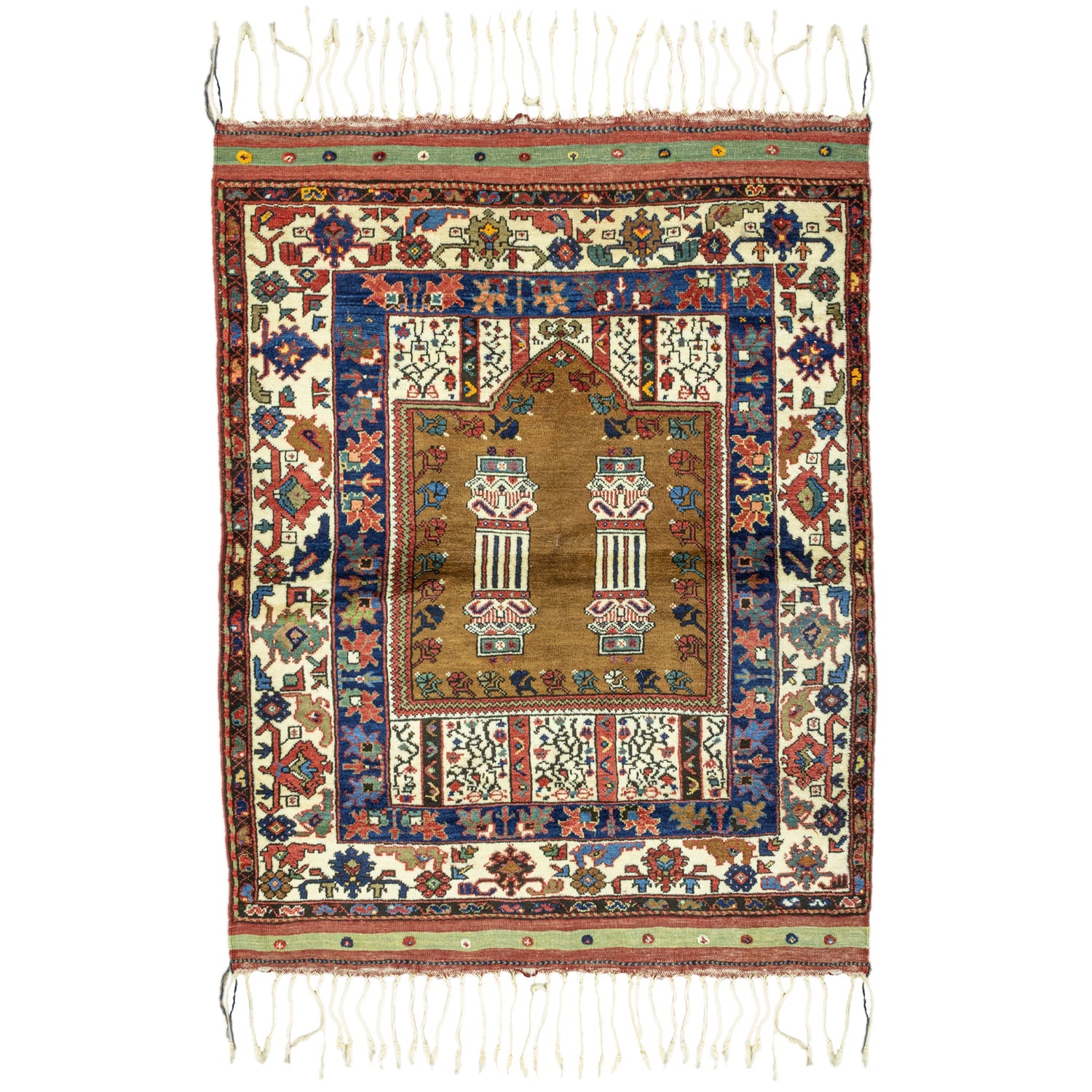 Bukan El Dokuma Dazkırı Halısı 128x147 Cm