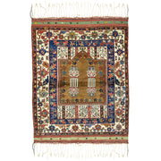Bukan El Dokuma Dazkırı Halısı 128x147 Cm