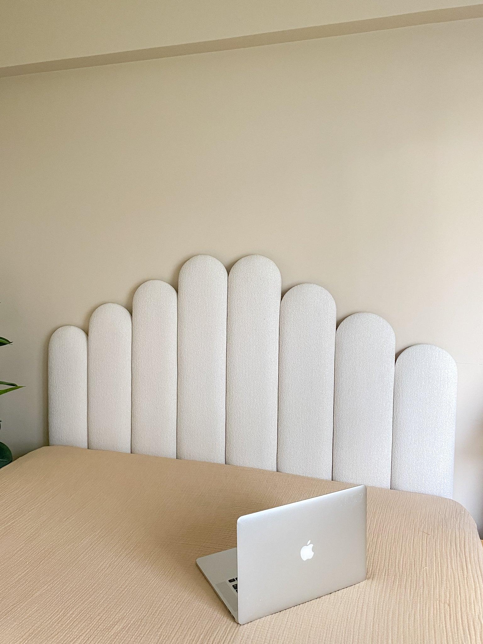 Bukle Kumaş Yatak Başliğı