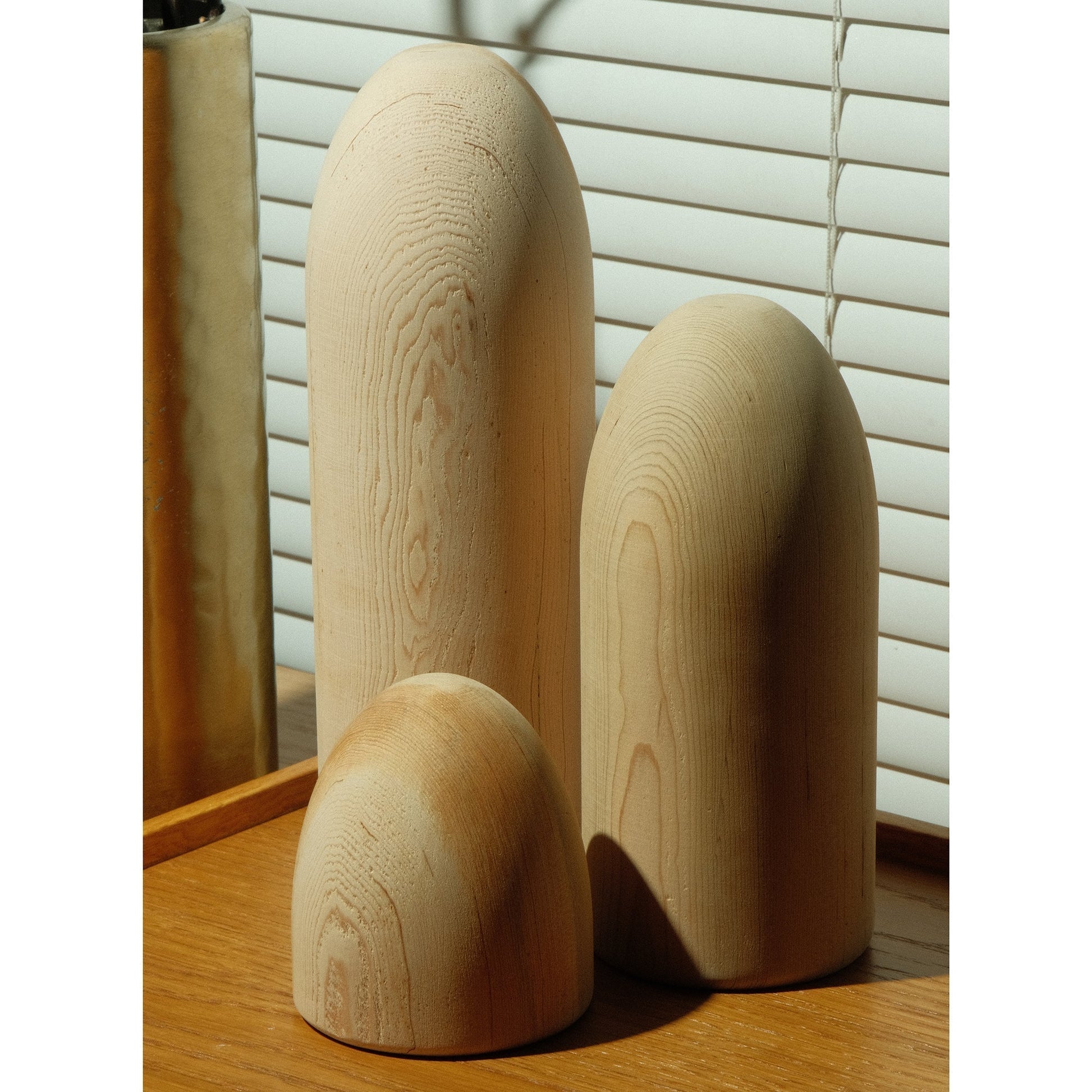 Bullet Kağıt Ağırlık Ve Dekoratif Obje Seti, Sedir, Ahşap