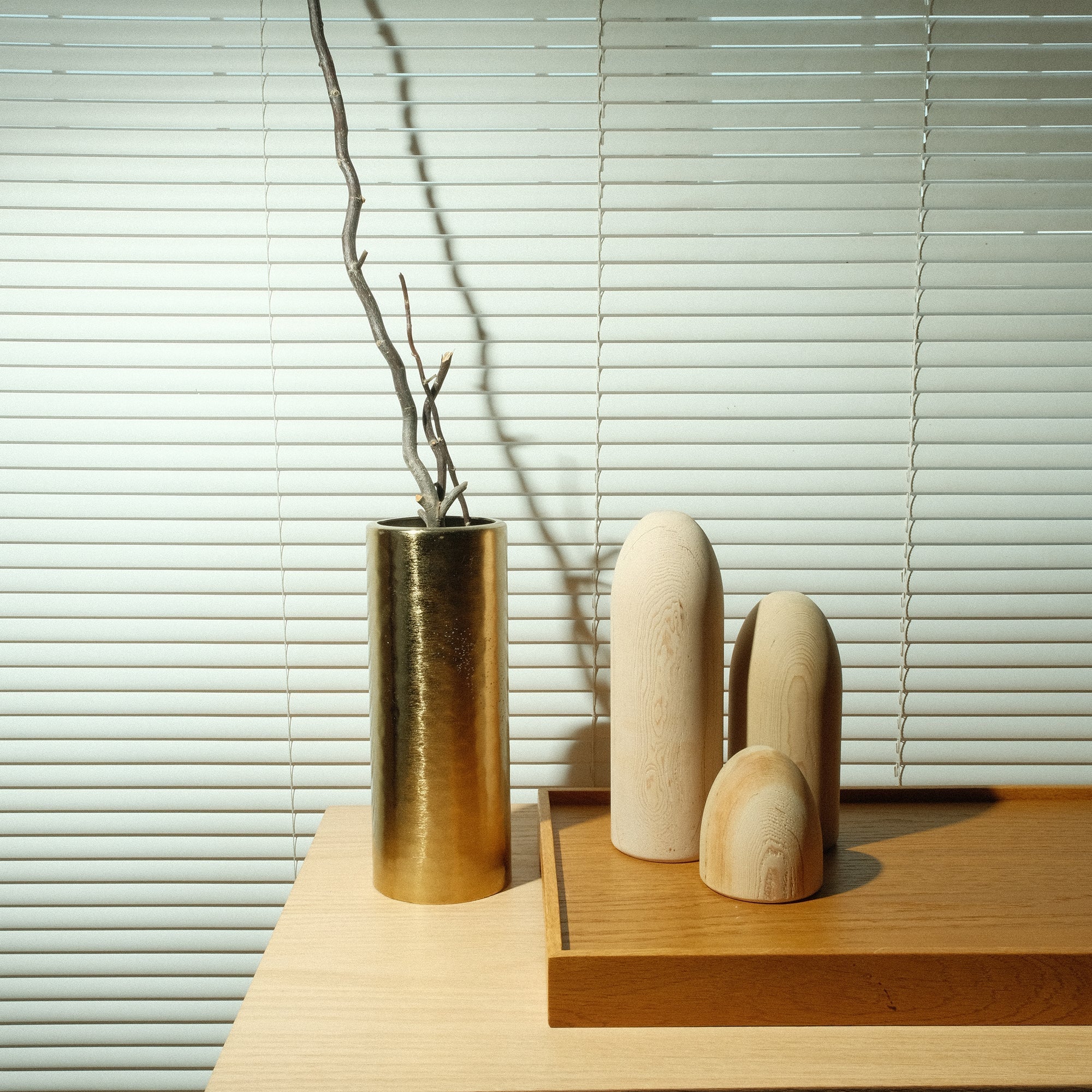 Bullet Kağıt Ağırlık Ve Dekoratif Obje Seti, Sedir, Ahşap