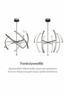 Bush Plus Sarkıt Led Avize