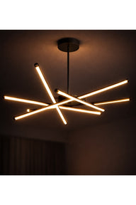 Bush Sarkıt Led Avize-Avize-Voxlamp-Siyah-3000k(Gün Işığı)-NowShopFun