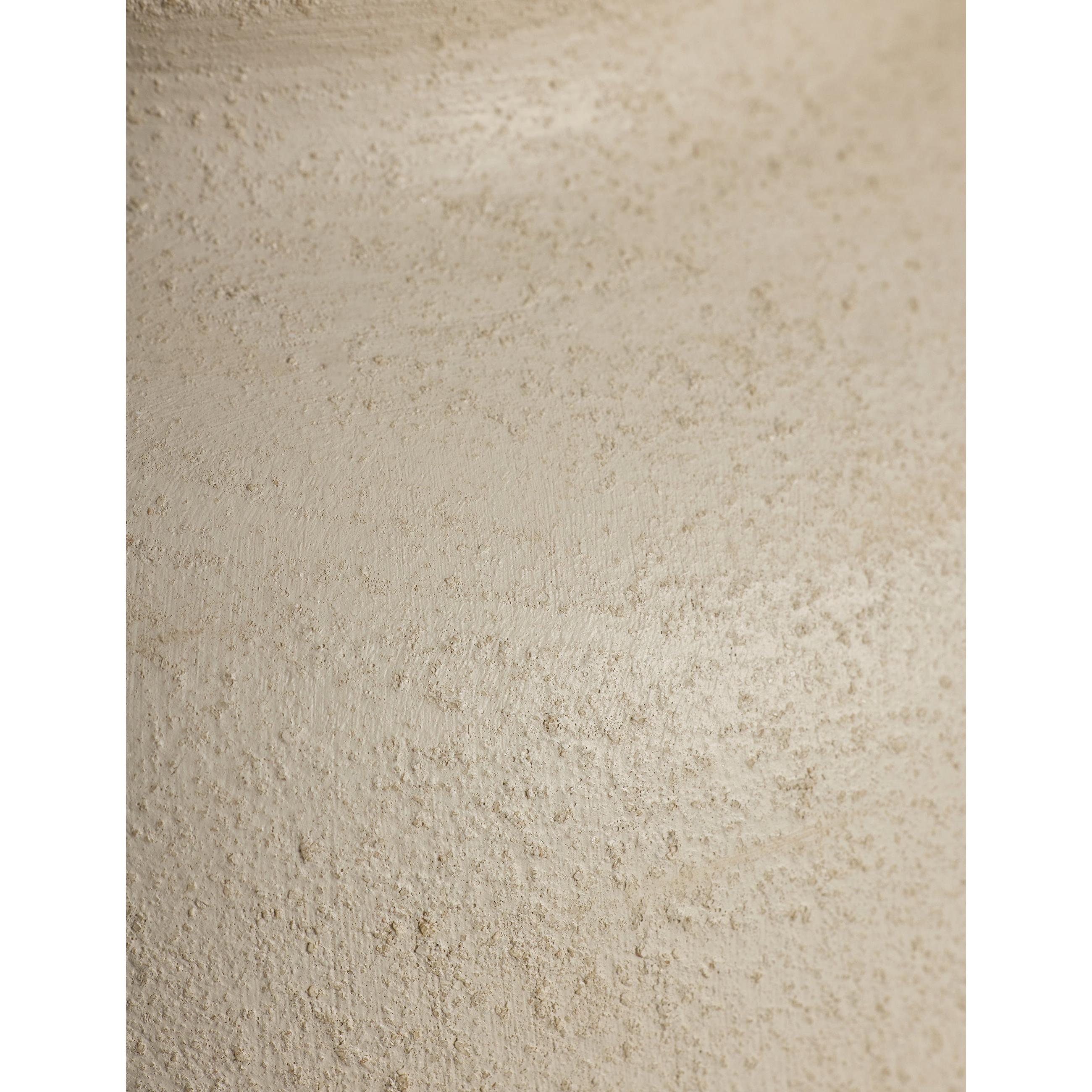 Büyük Doğal Hasır Örgülü Terakota Vazo