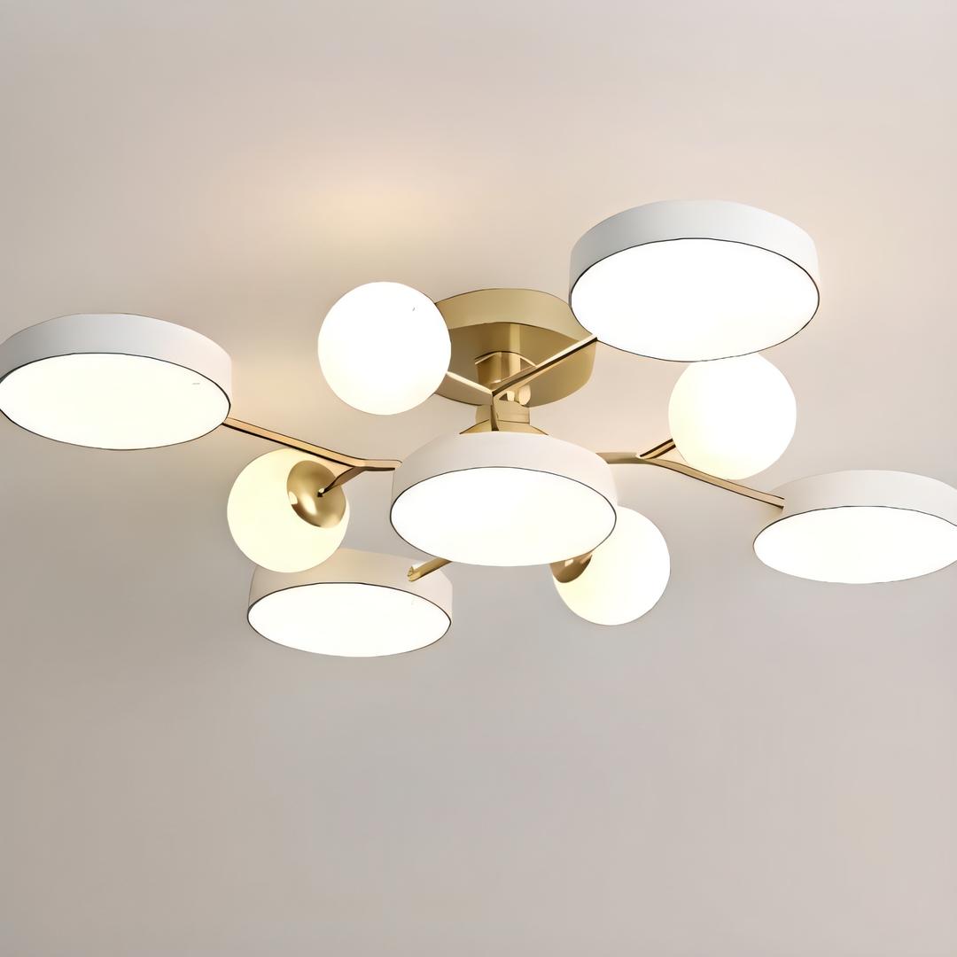 Buzlu Opal Camlı Led Plafonyer 2