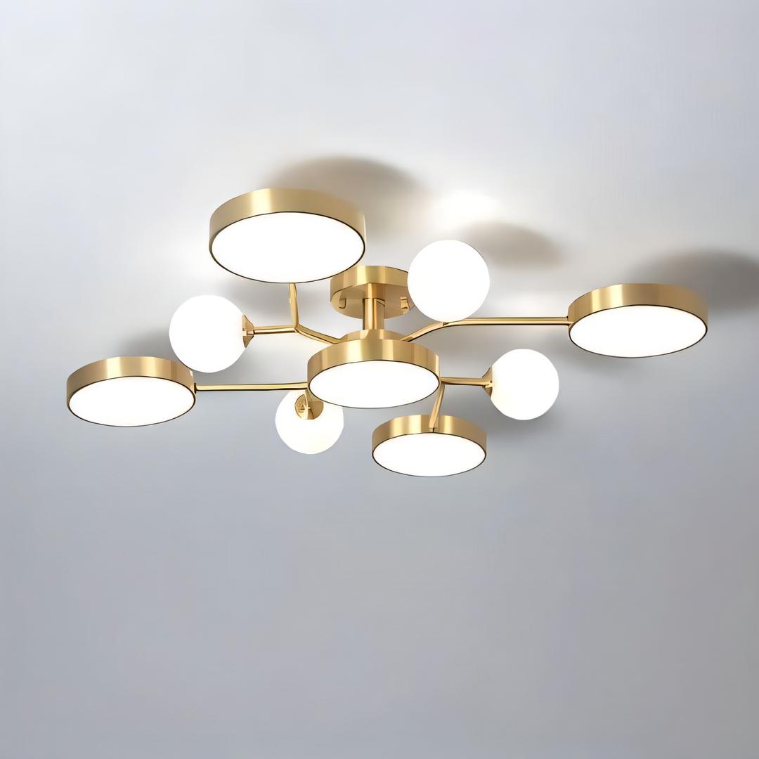 Buzlu Opal Camlı Led Plafonyer 2