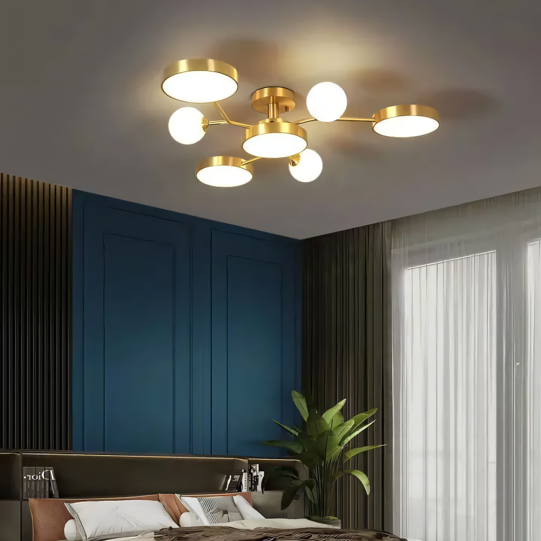 Buzlu Opal Camlı Led Plafonyer