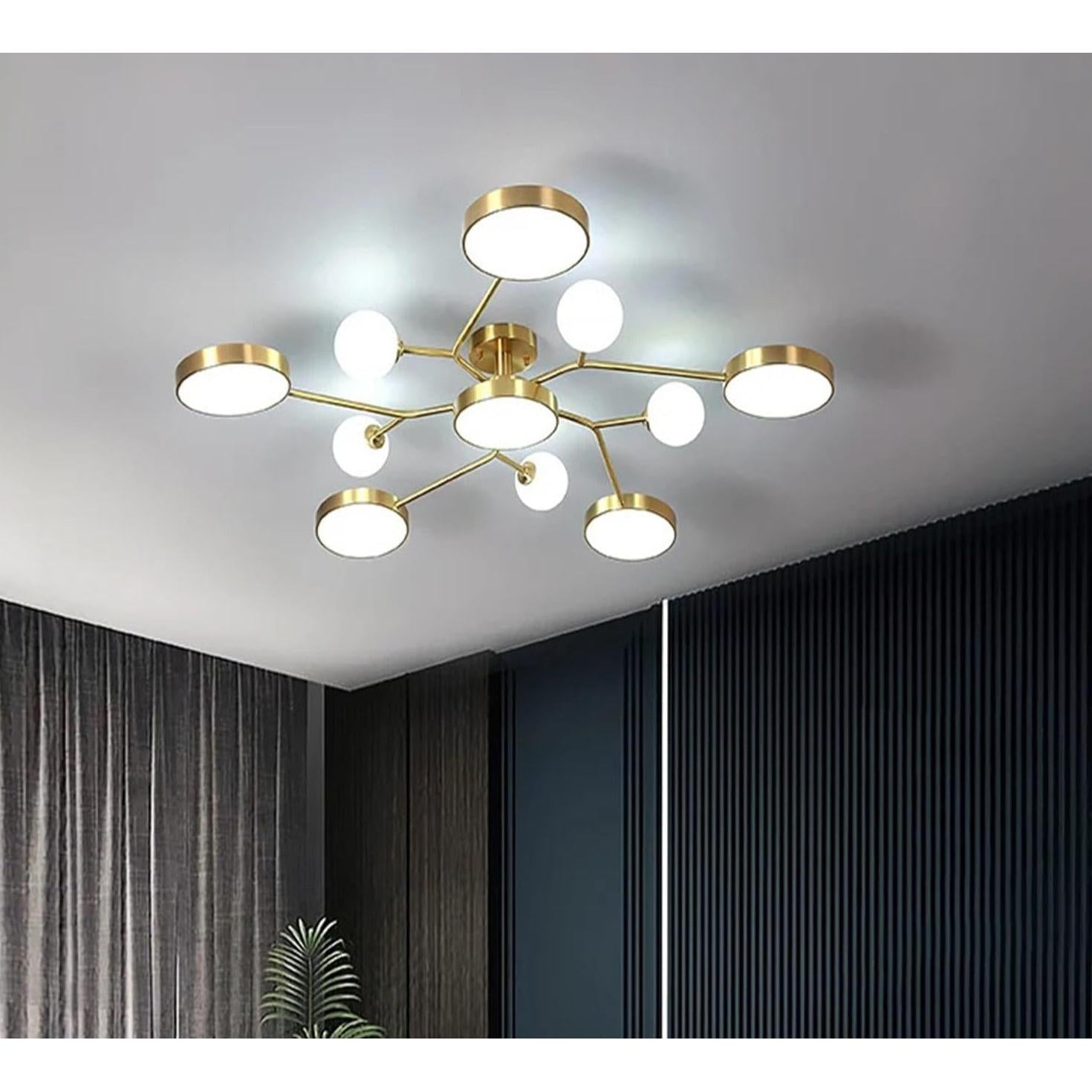 Buzlu Opal Camlı Led Plafonyer 3