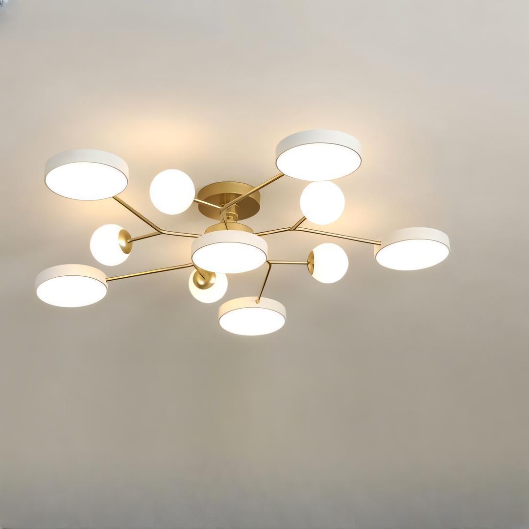 Buzlu Opal Camlı Led Plafonyer 3