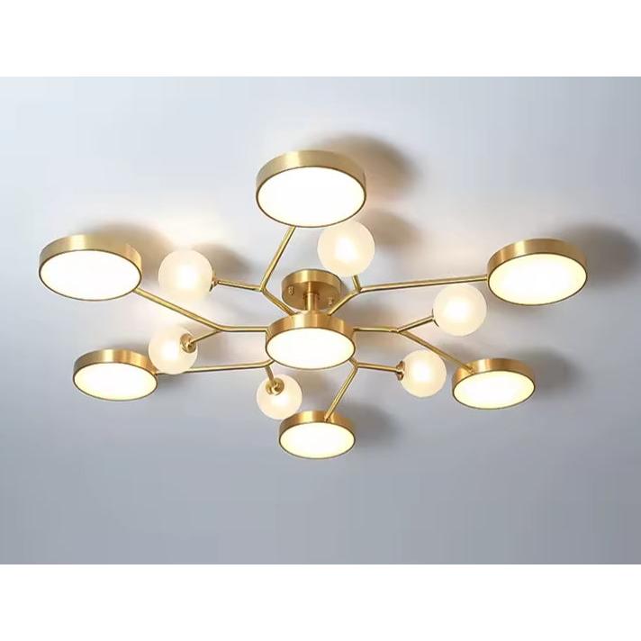 Buzlu Opal Camlı Led Plafonyer 4