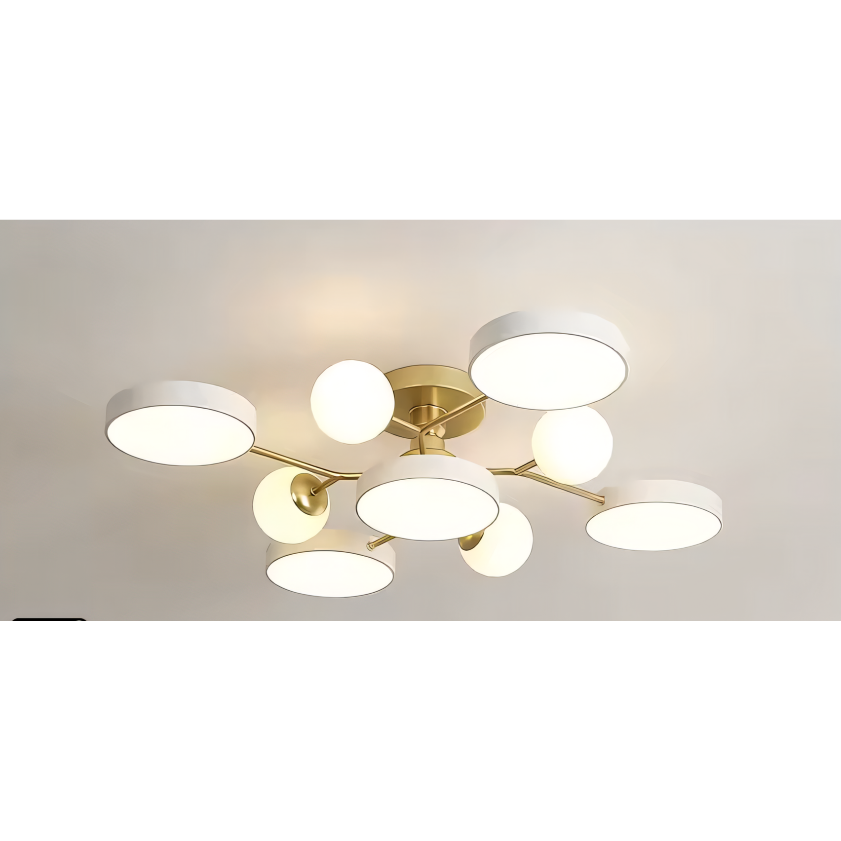 Buzlu Opal Camlı Led Plafonyer