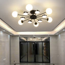 Buzlu Opal Camlı Led Plafonyer 6