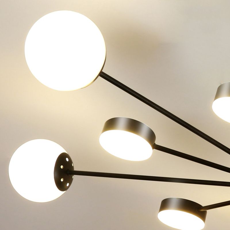 Buzlu Opal Camlı Led Plafonyer 6