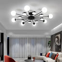 Buzlu Opal Camlı Led Plafonyer 7