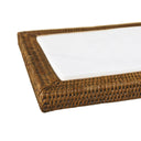 Dikdörtgen Rattan Peynir Tabağı