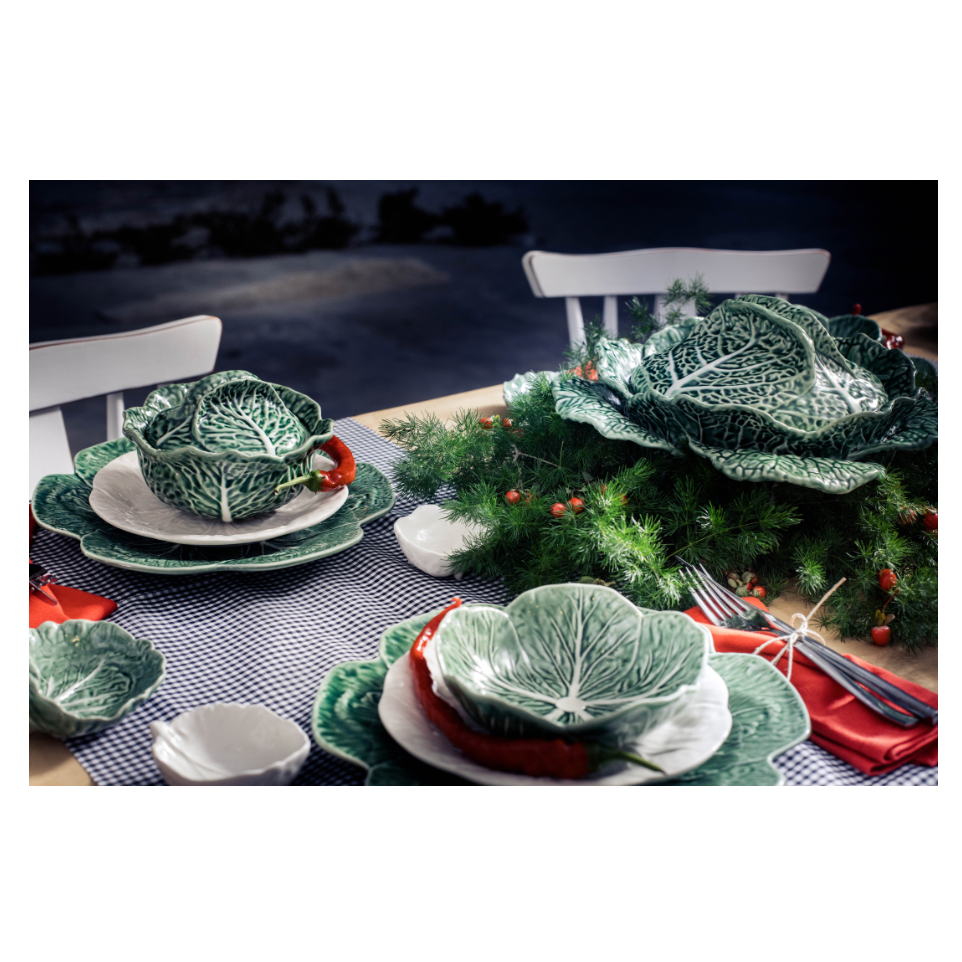 Cabbage Seramik Kapaklı Sunum Kasesi