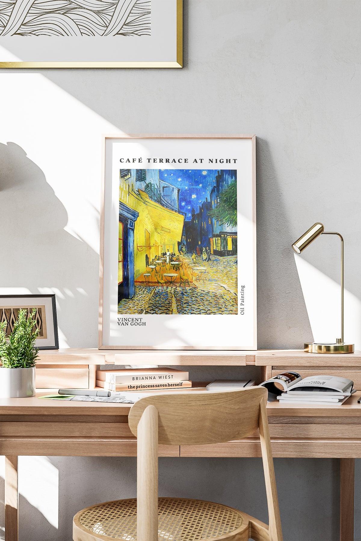 Café Terrace At Night Vincent Van Gogh Baskı - ODA.products - Fine
