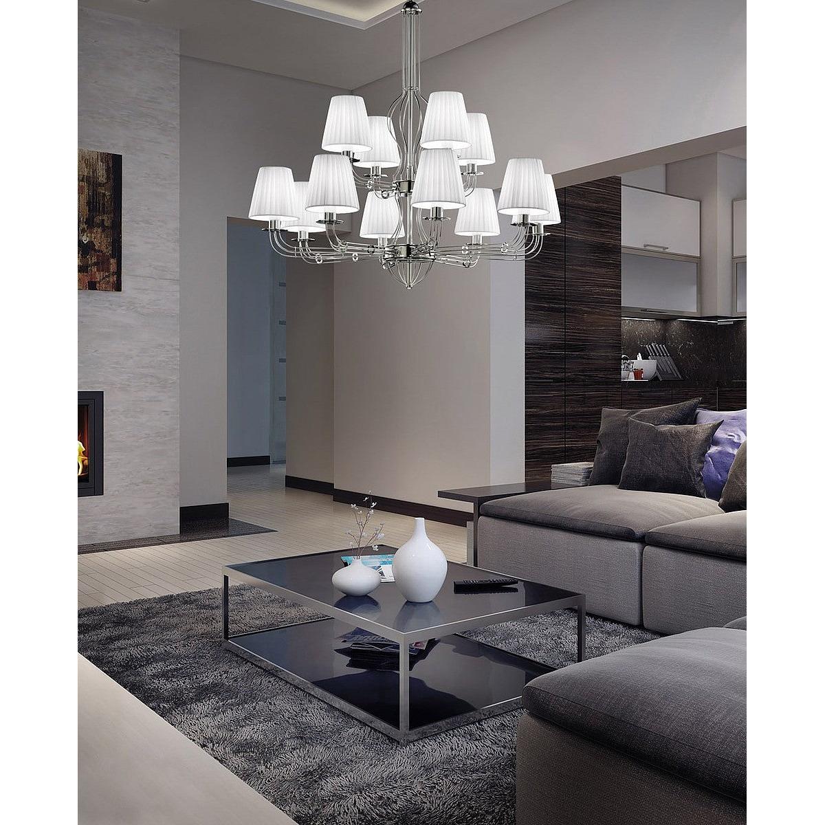 Calle Krom Beyaz Avize