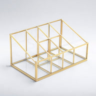 Cam Organizer | 6 Bölmeli-Takı Kutusu-El Crea Designs-Pirinç-NowShopFun