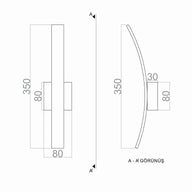 Camber Led Aplik-Aplik-Voxlamp-Siyah-2700 Kelvin-NowShopFun