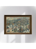 Camille Pissarro - Boulevard Des Italiens - Sabah Güneşi Fine Art Baskı