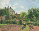 Camille Pissarro - Eragny’De Sanatçının Bahçesi Fine Art Baskı