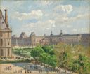 Camille Pissarro - Place Du Carrousel - Paris Fine Art Baskı