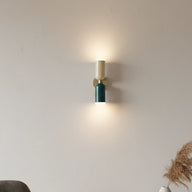 Capsule Duvar Aydınlatmaları-Aplik-5lamp Design-Petrol Mavisi-NowShopFun
