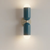 Capsule Duvar Aydınlatmaları-Aplik-5lamp Design-Petrol Mavisi-NowShopFun