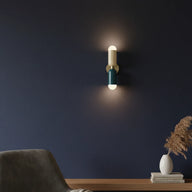 Capsule Duvar Aydınlatmaları-Aplik-5lamp Design-Petrol Mavisi-NowShopFun