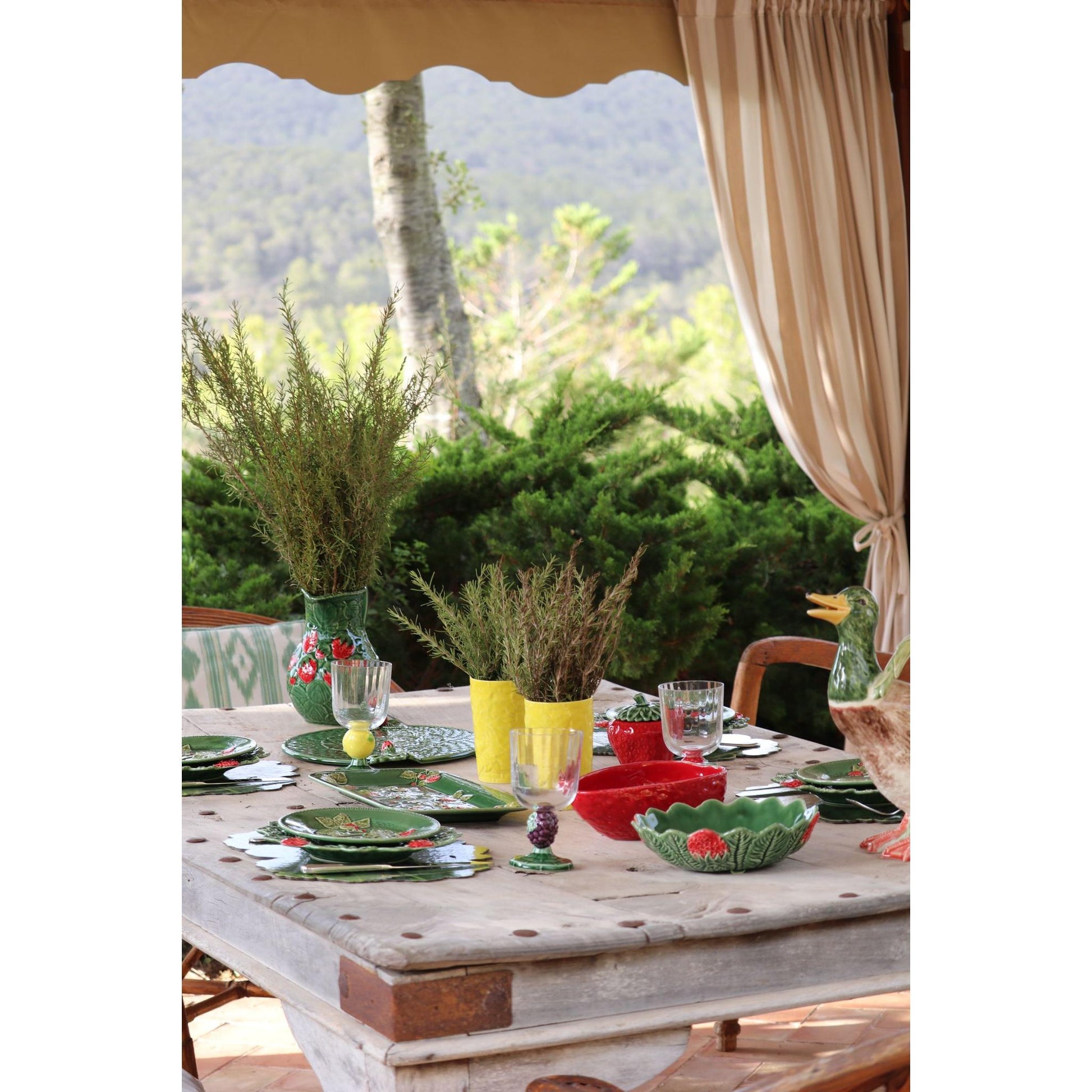 Carmen Limonlu Şeffaf Cam Kadeh