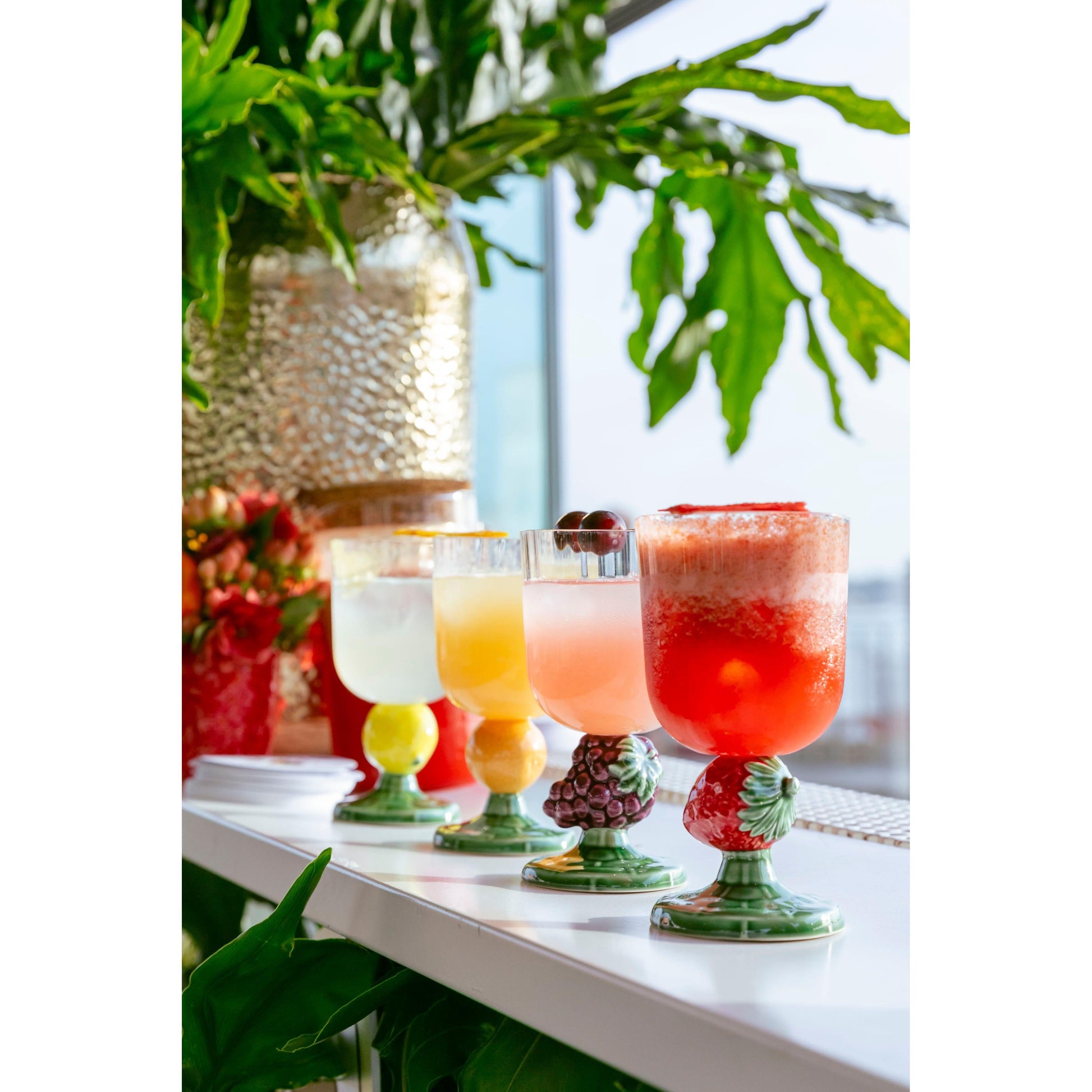 Carmen - Üzümlü Şeffaf Cam Kadeh