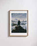 Caspar David Friedrich - Deniz Sisi Üzerinde Gezgin Fine Art Baskı