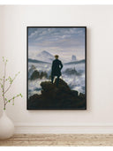 Caspar David Friedrich - Deniz Sisi Üzerinde Gezgin Fine Art Baskı