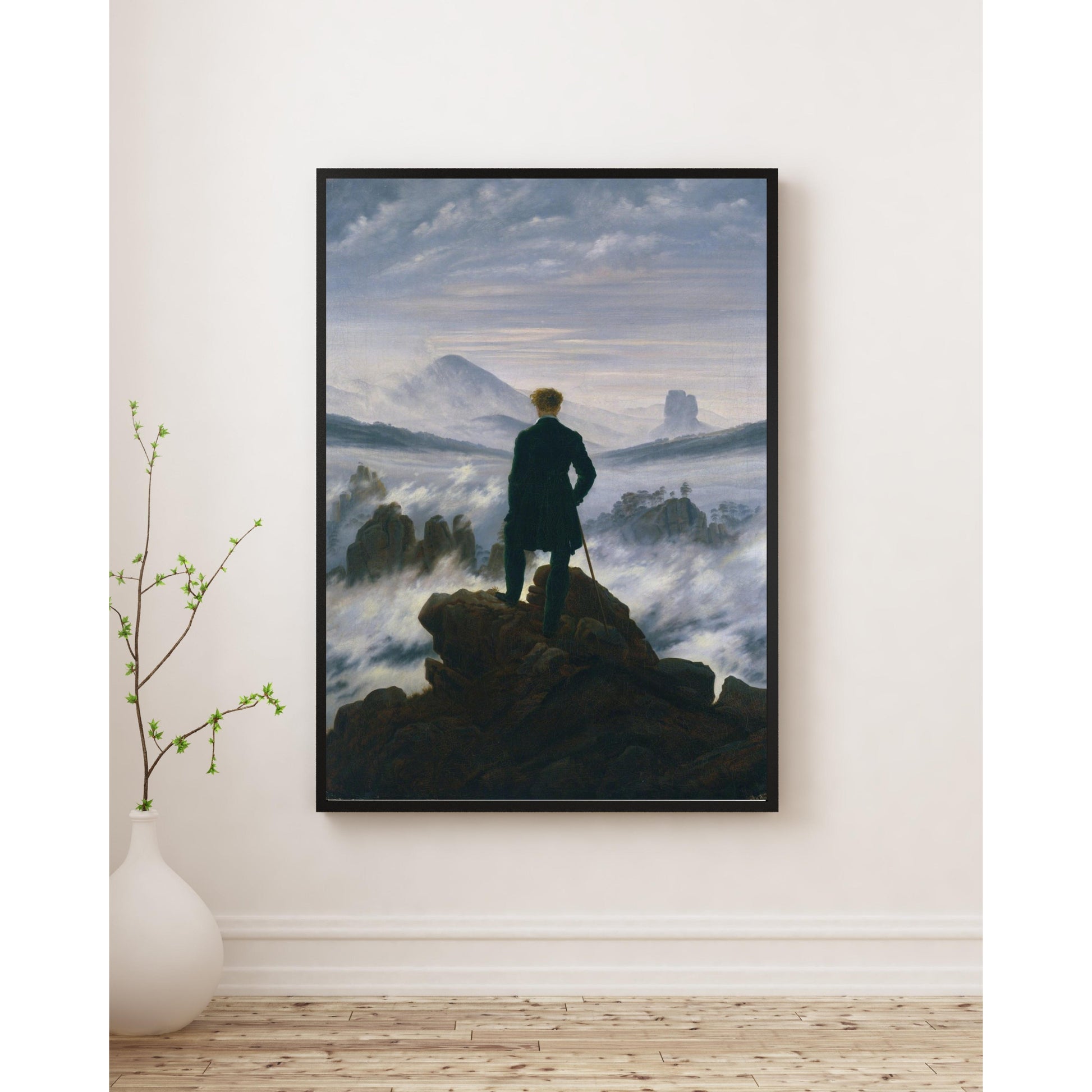 Caspar David Friedrich - Deniz Sisi Üzerinde Gezgin Fine Art Baskı