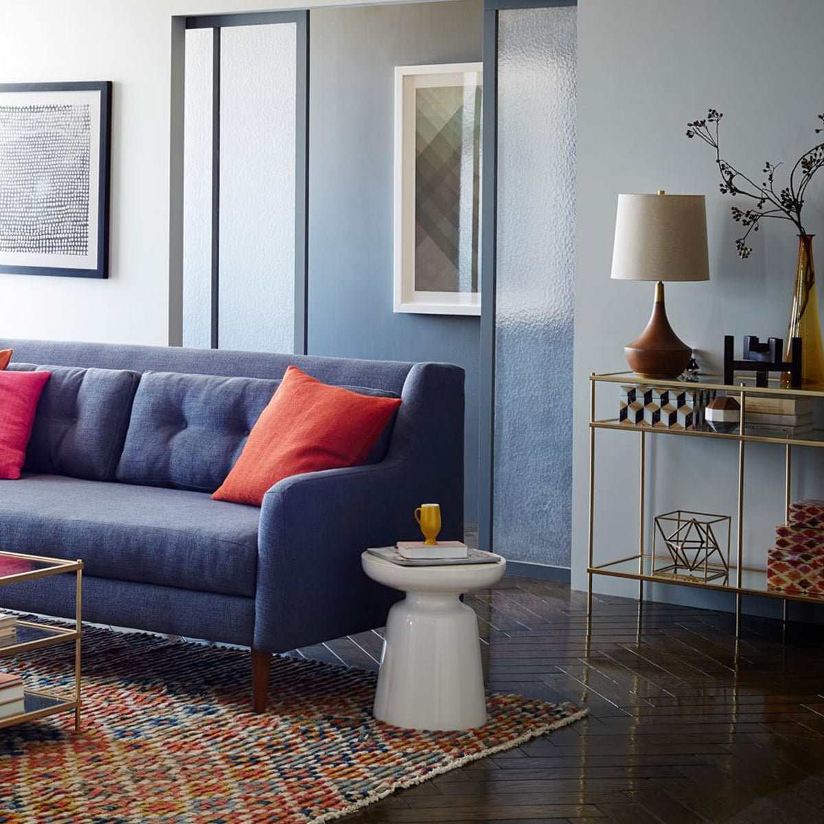 Castle Gold Metal Dresuar Konsol