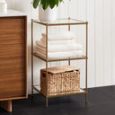 Castle Gold Metal Vitrin