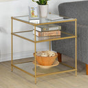 Castle Gold Metal Yan Sehpa