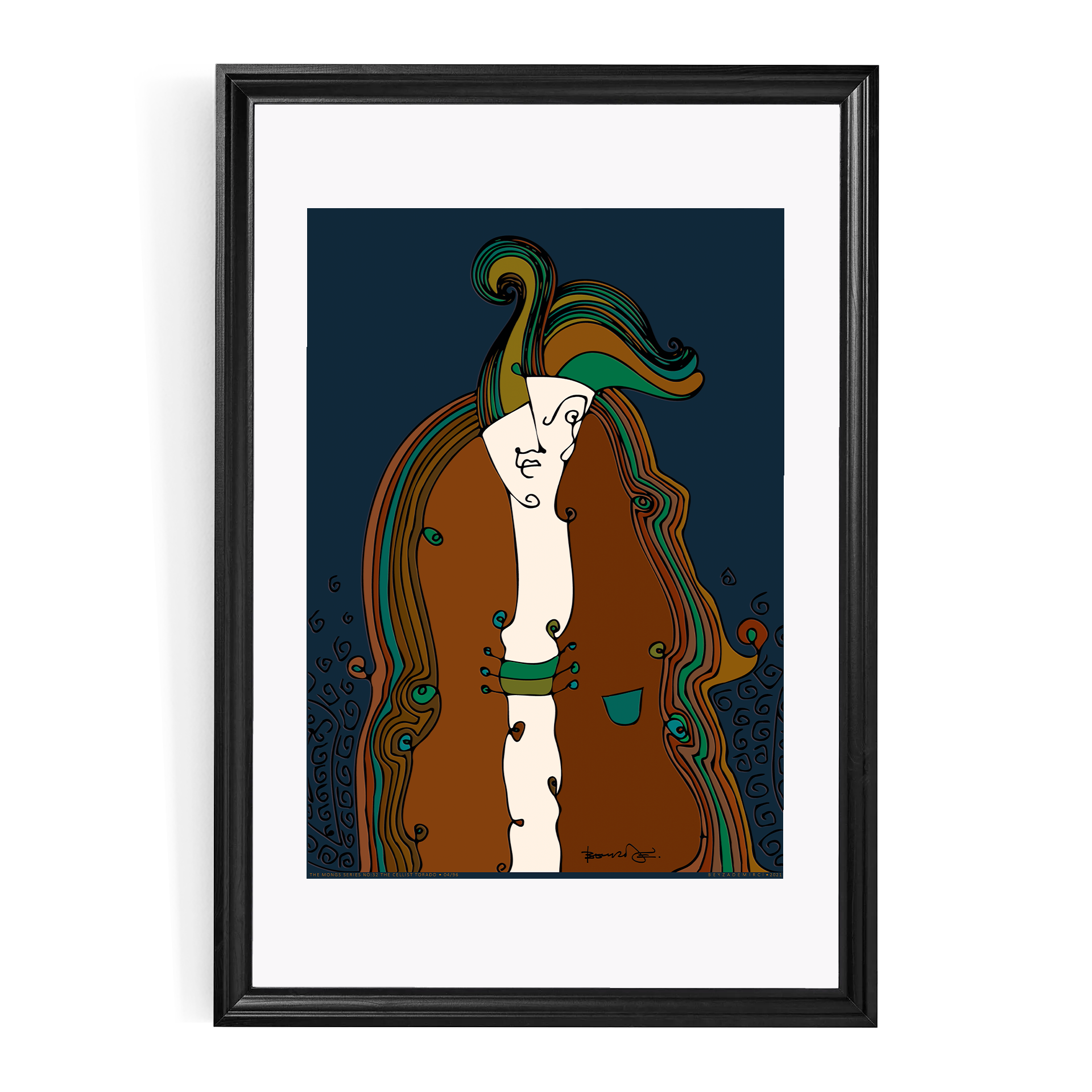 Çellist Torado - Fine Art Baskı