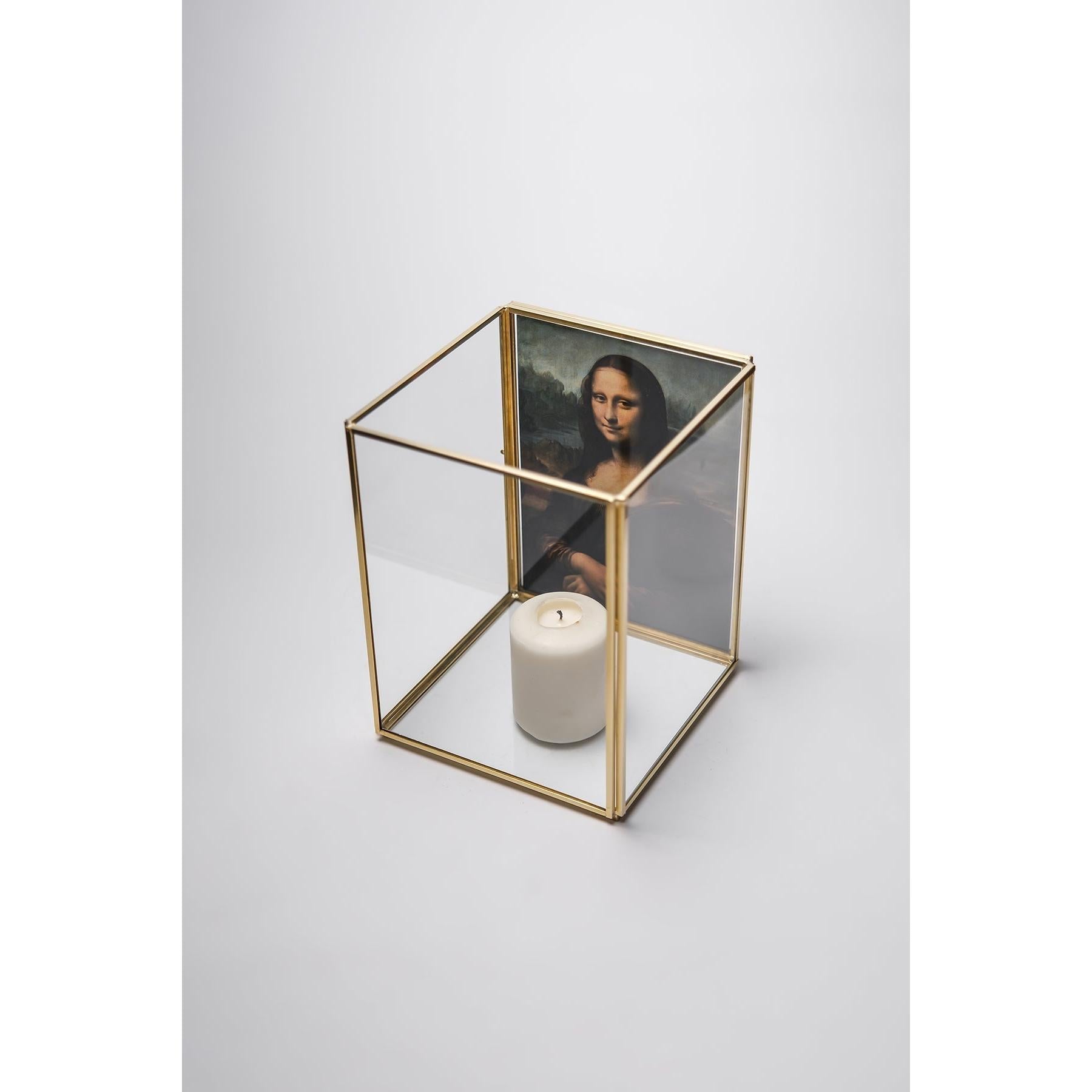 Çerçeveli Cam Mumluk